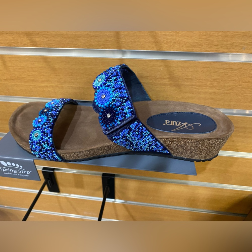 Springstep Bahama multi blue sandals